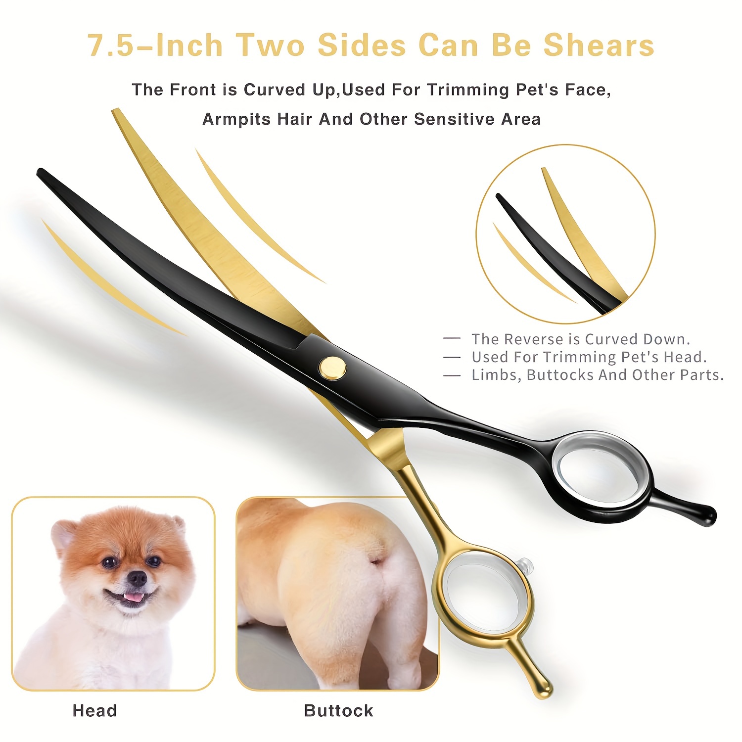 Professional Pet Grooming Dog Grooming Scissors Sharp Temu