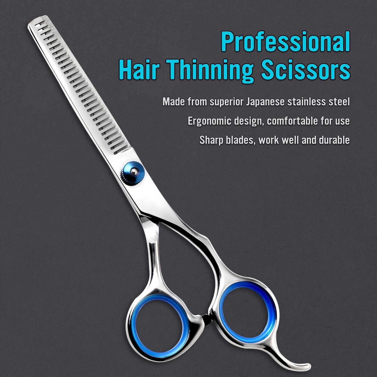 Stainless Steel Hair Cutting Scissors Thinning Shears Professional Salon  Barber Haircut Scissors For Family Barber Salon Use | Check Out Today's  Deals Now | Temu