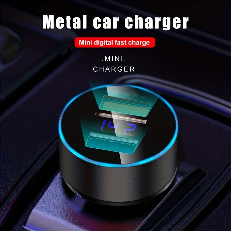 3.1a Max 2*usb a(2.4a) Fast Car Charger: Supports Fast - Temu