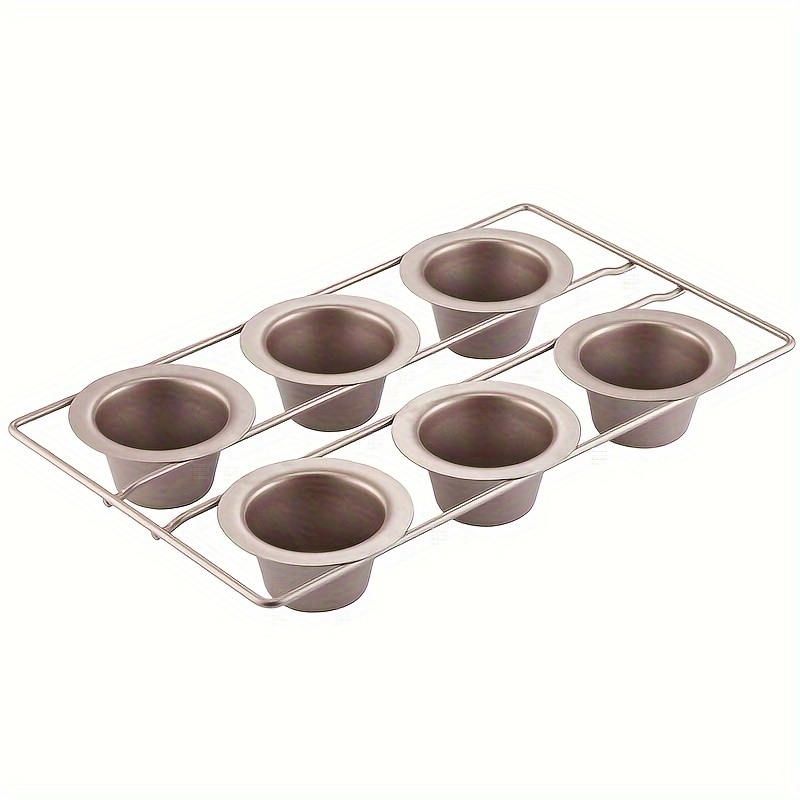 Chefmade 6 Cup Popover Pan Non stick Carbon Steel Cake Pan - Temu