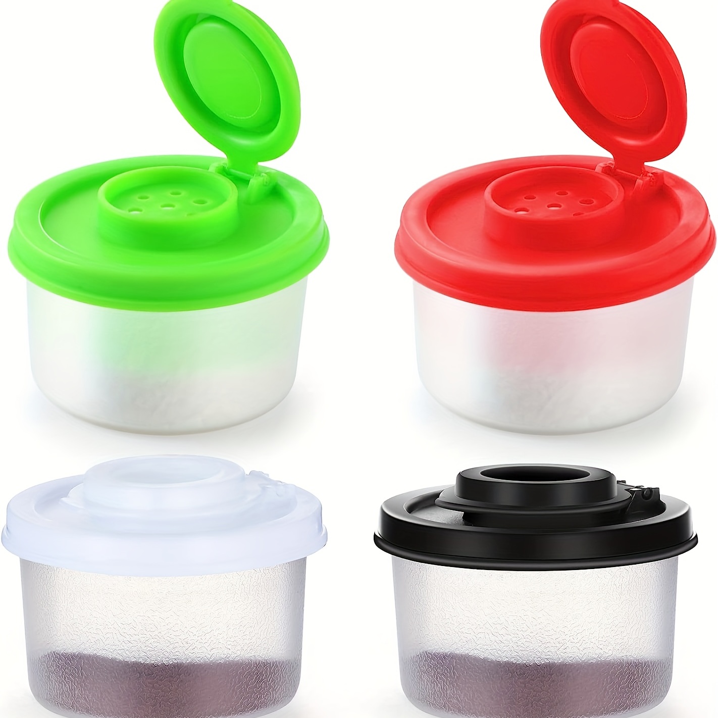 15PCS/30PCS 25ml Small Plastic Sauce Cups Food Storage Containers Clear  Boxes + Lids, Wish