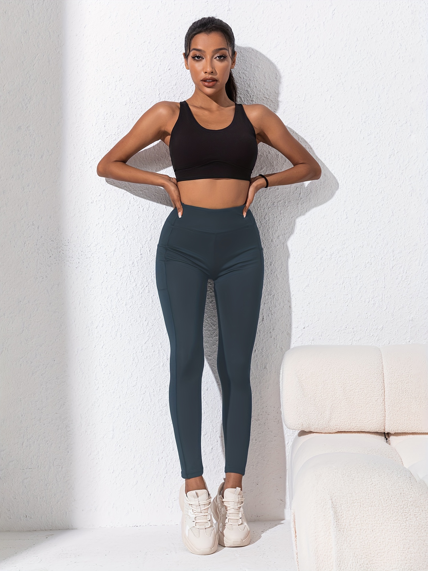 Skin Woman Solid Color Quick Drying Yoga Pants Seamless High Waist Leggings  - China Workout Leggings and Yoga Leggings price