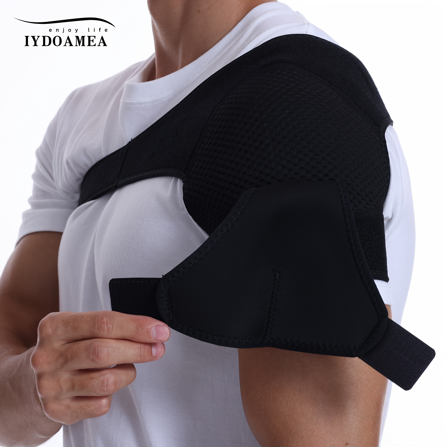 Foot Pathemed Compression Shoulder Brace For Men, Professional Rotator Cuff  Support Brace For Pain Relief Dislocation, Compression Sleeve For Shoulder