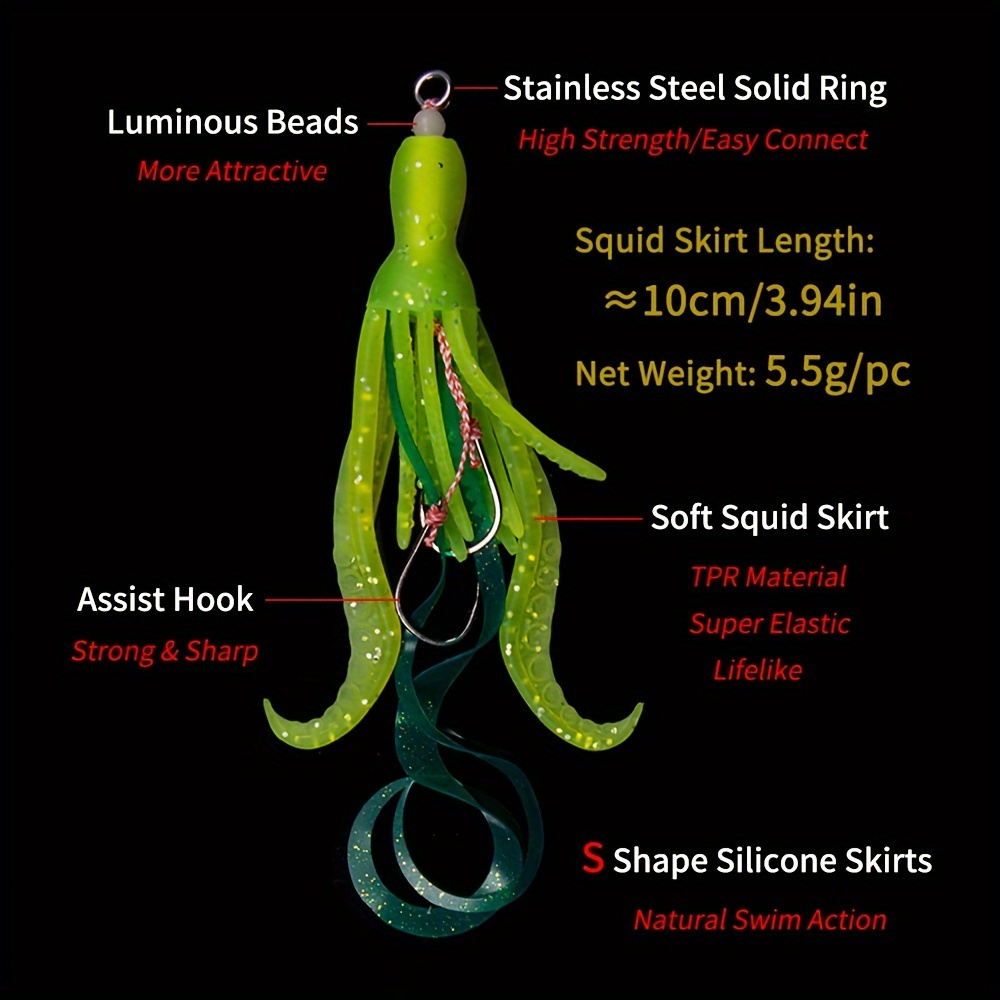 Fishing Squid Skirt - Temu Australia