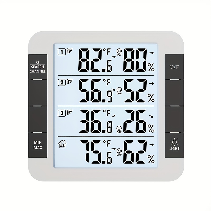 Thermomètre intérieur/extérieur sans fil numérique LCD hygromètre