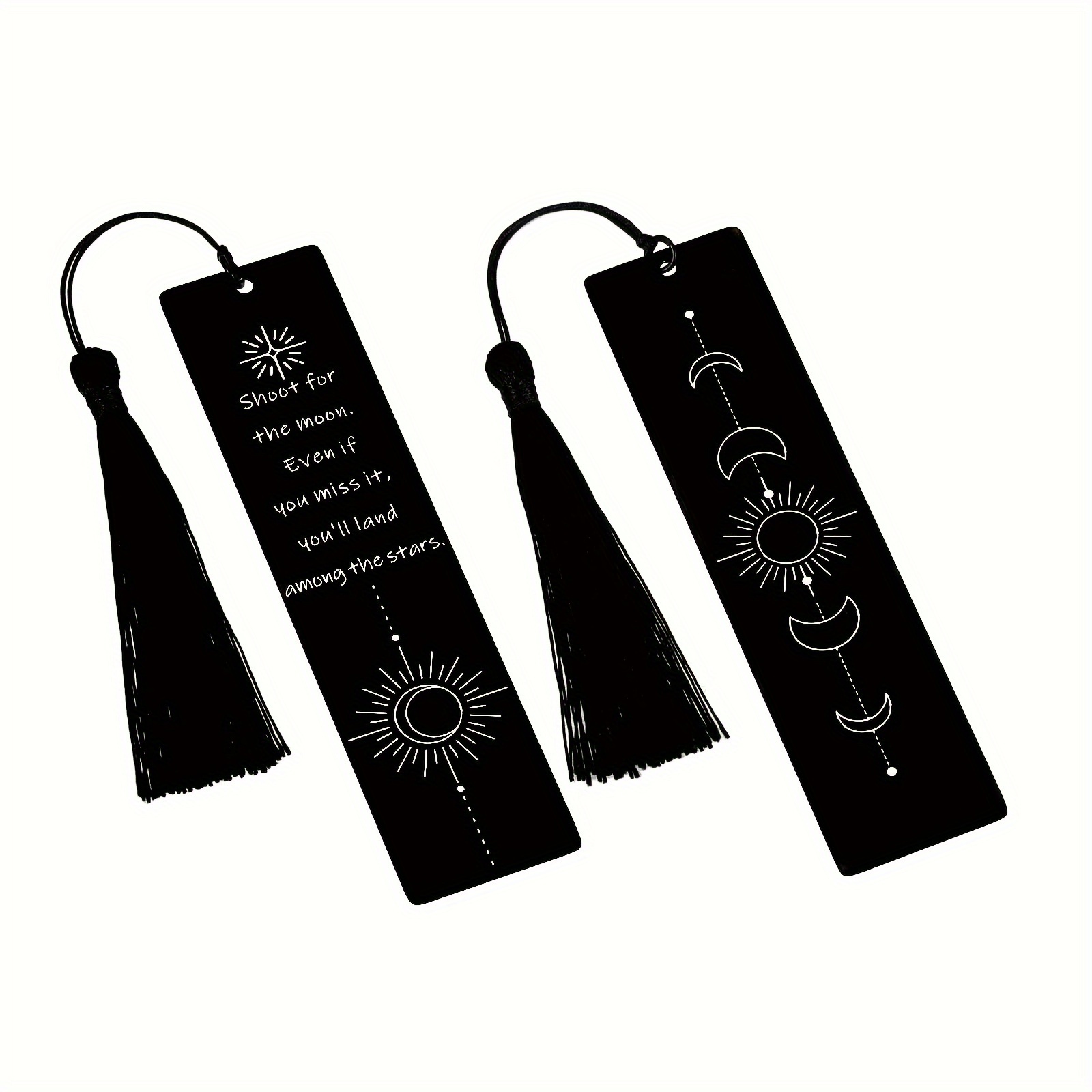 1pc, Stainless Steel Bookmark With Tassel Bookmark, Women Funny Bookmark  Book Lovers Bookmark Nerd Gift Bookmark