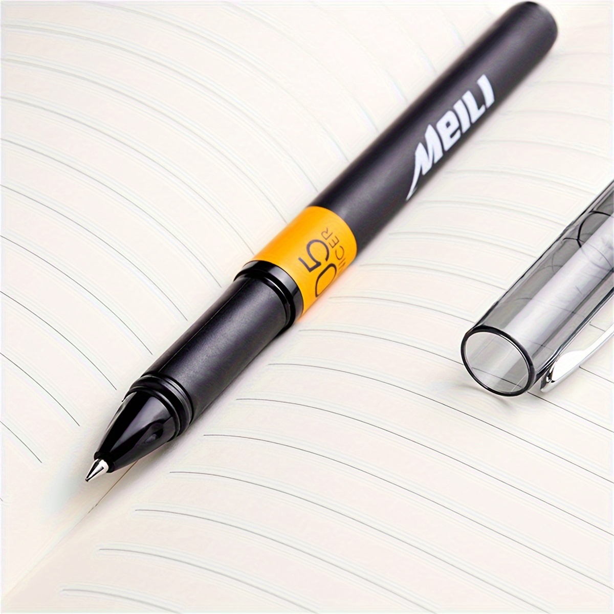 Luxury Quality Black Colour Ink bullet Nib Gel Pen Business Office Student  School Stationery Supplies New