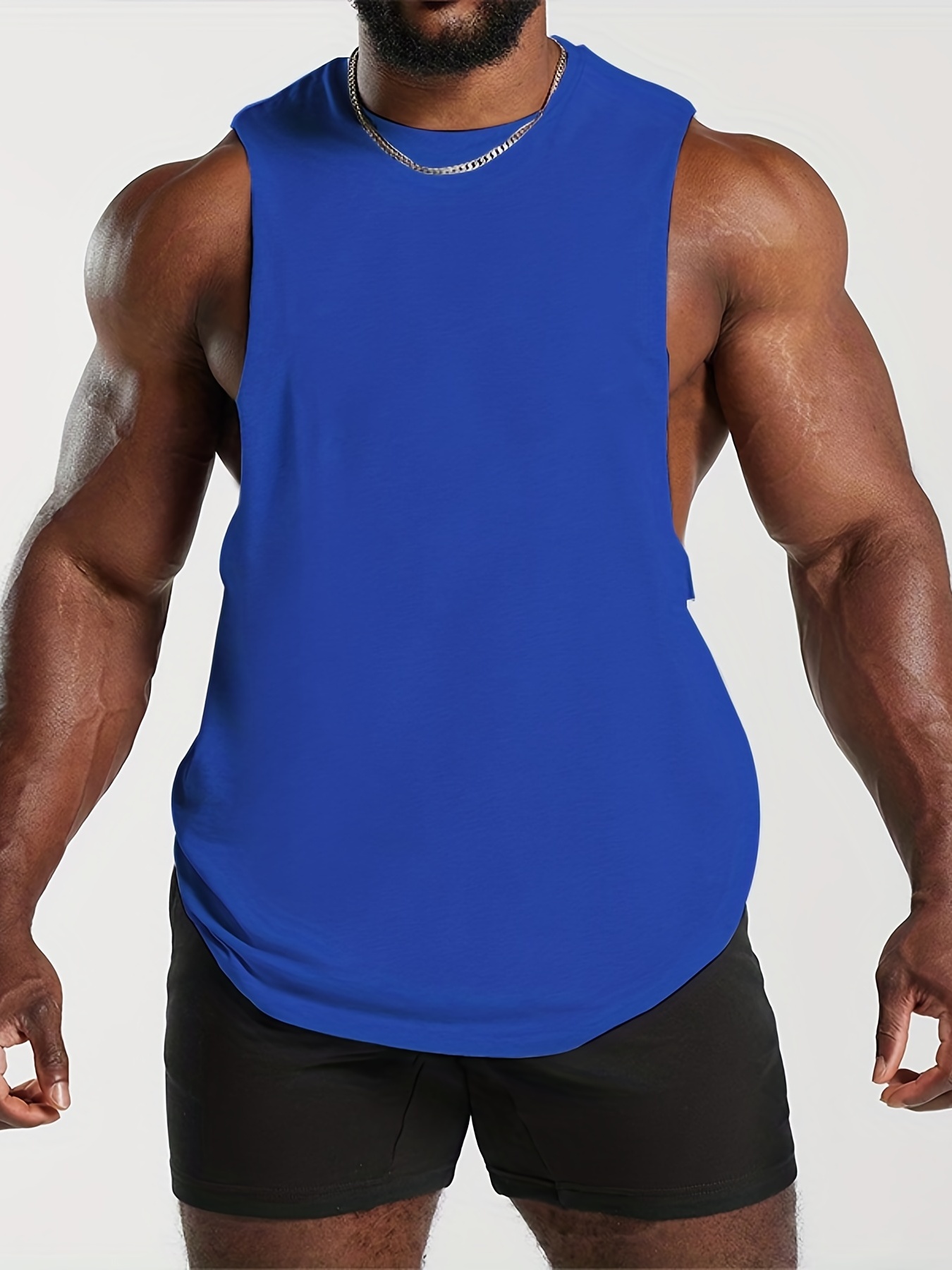 Camiseta Sin Mangas Con Estampado Elevate Your Fitness And Life, Camisetas  Interiores Activas Para Hombre Para Hacer Ejercicio En El Gimnasio - Temu