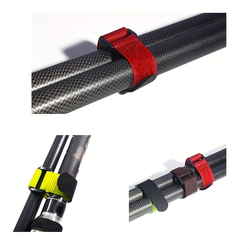 Durable Reusable Fishing Rod Tie Holder Strap Hook Loop Cord - Temu