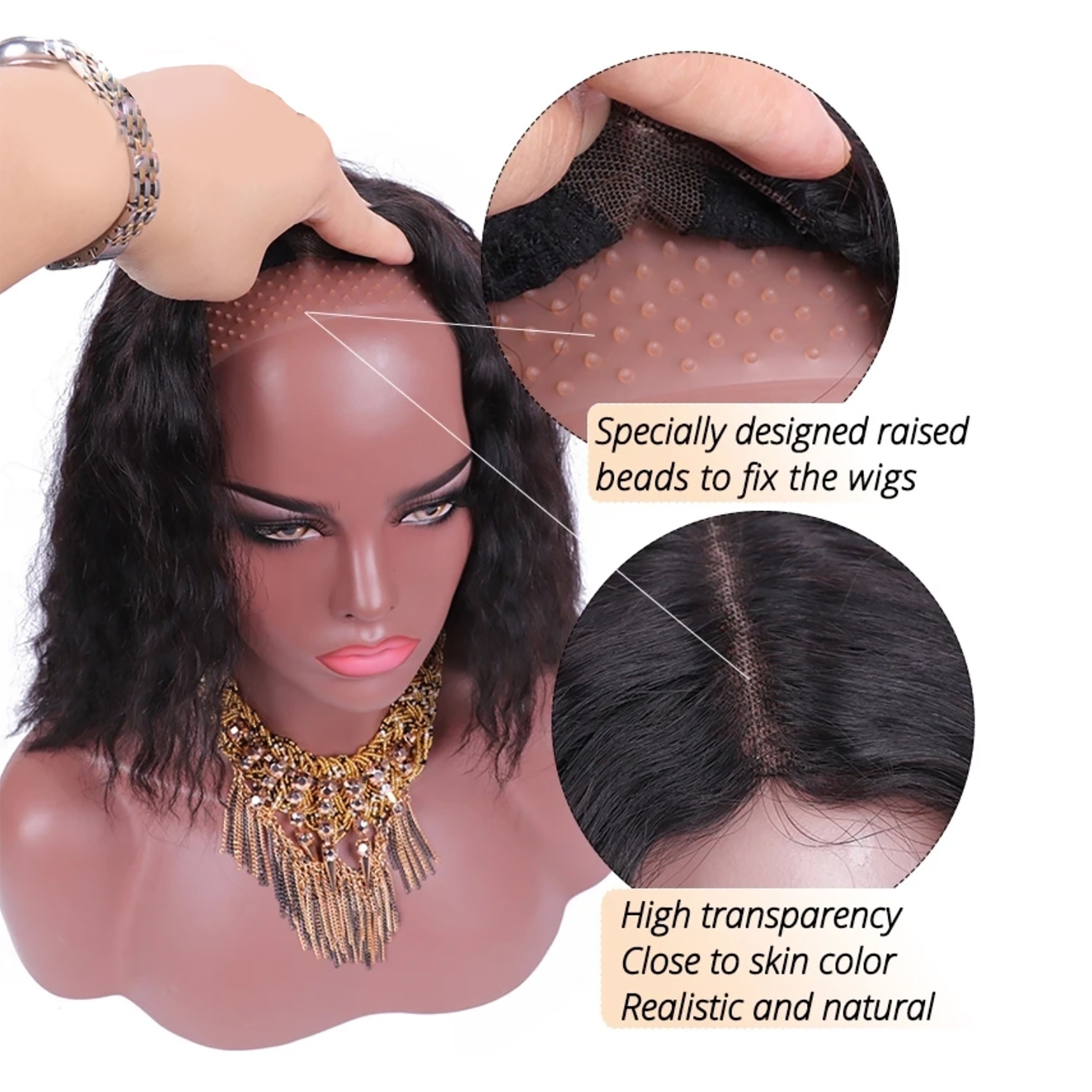 Silicone Wig Grip Head Band, Non-slip Wig Bands for Wigs 