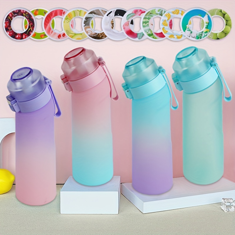  600ml Double-sided Water Bottle, Duals Shaker Bottle with Two  Straws Outdoor Drinking Cup for Camping Hiking Travel Office Gym(Pink) :  Sports & Outdoors