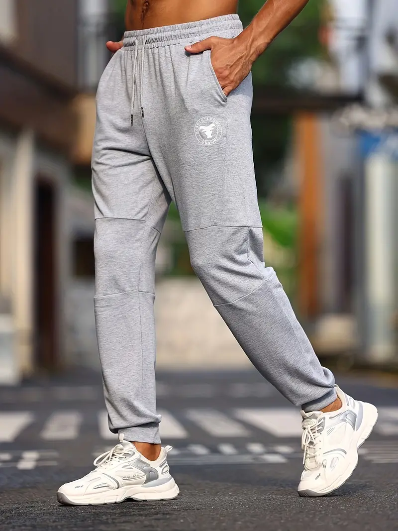 Comfortable Men's Jogger Sweatpants Pockets Active Sports - Temu