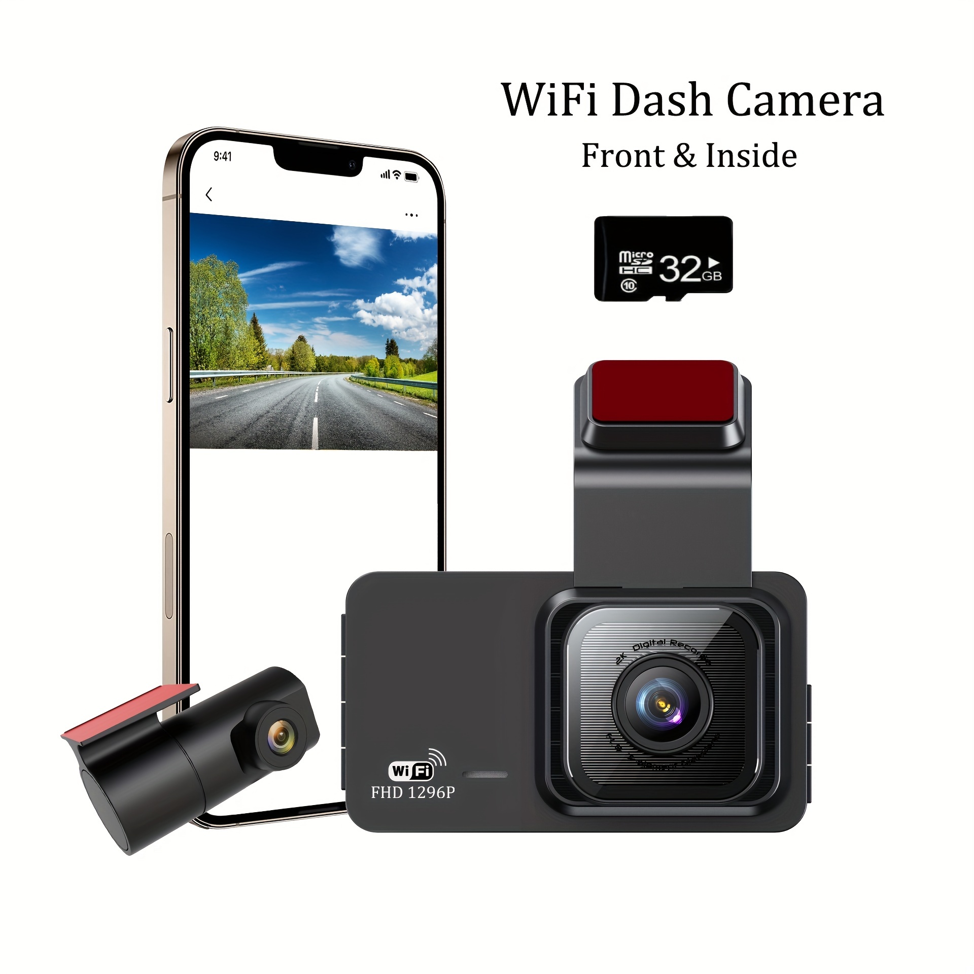 Wireless Dash Camera Car - Temu