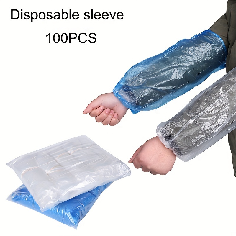 Disposable Arm Sleeves Transparent Plastic Sleeves - Temu