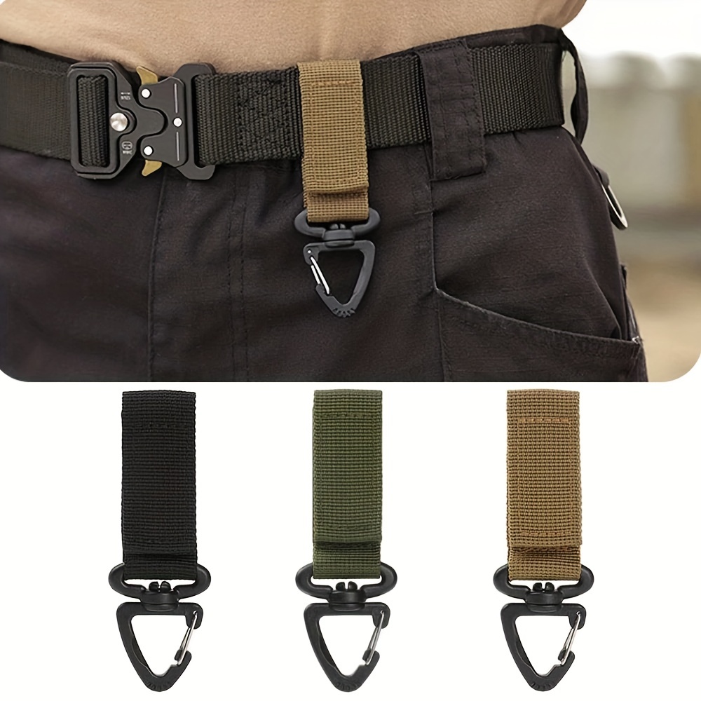 Porte-clé en Nylon pour hommes, accessoire tactique, ceinture