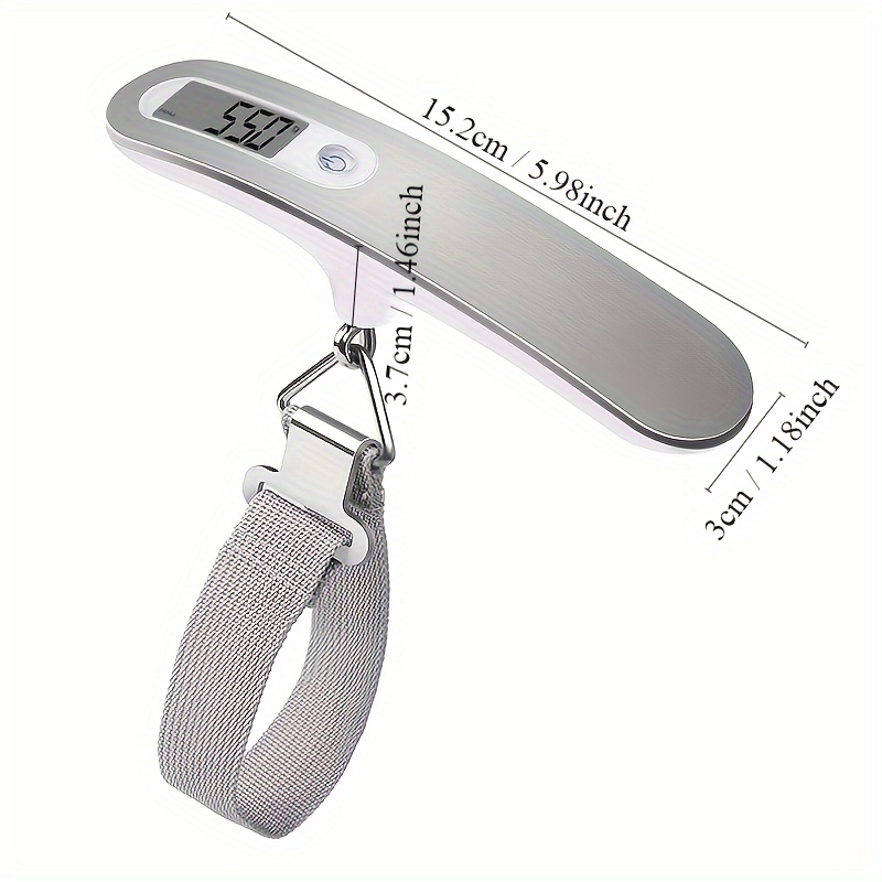 Digital Luggage Scales with Hooks, Portable Hanging Scales with LCD Display  for Outdoor Travel