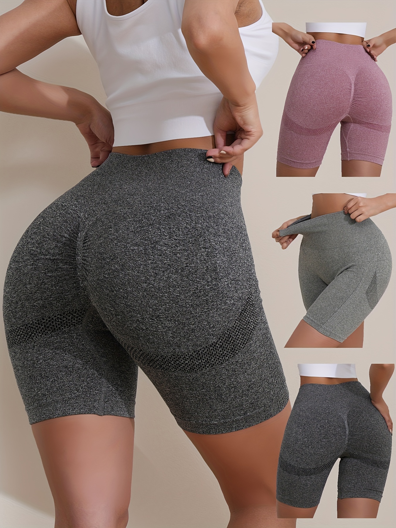 High Waisted Body Shaper Shorts Elastic Shapewear for Women Tummy Control  Butt Lifting Leggings Yoga Gym Biker Shorts