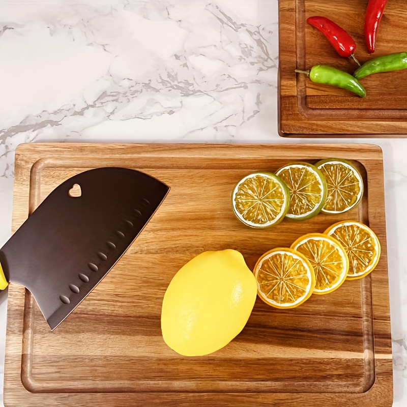 1pc, Chopping Board, Wooden Cutting Board, Household Butcher Block, Safety  Cheese Charcuterie Board, Washable Fruit Board, Cutting Board For Home Dorm
