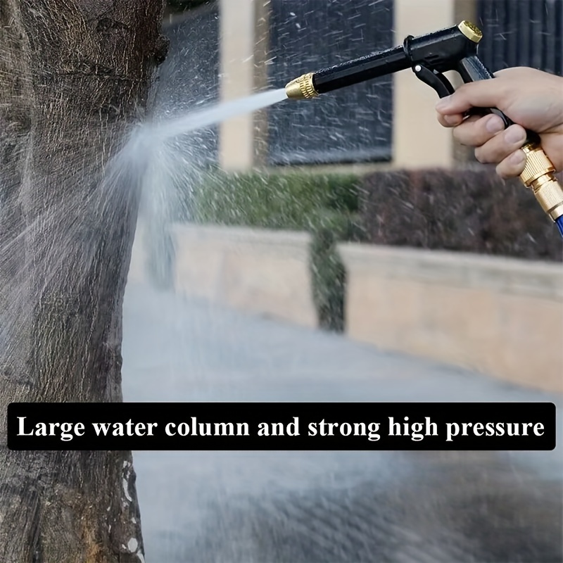 1 roll new household garden car wash watering magic automatic retractable water pipe set garden hose water pipe black water gun 17ft 25ft 50ft 75ft 100ft details 10