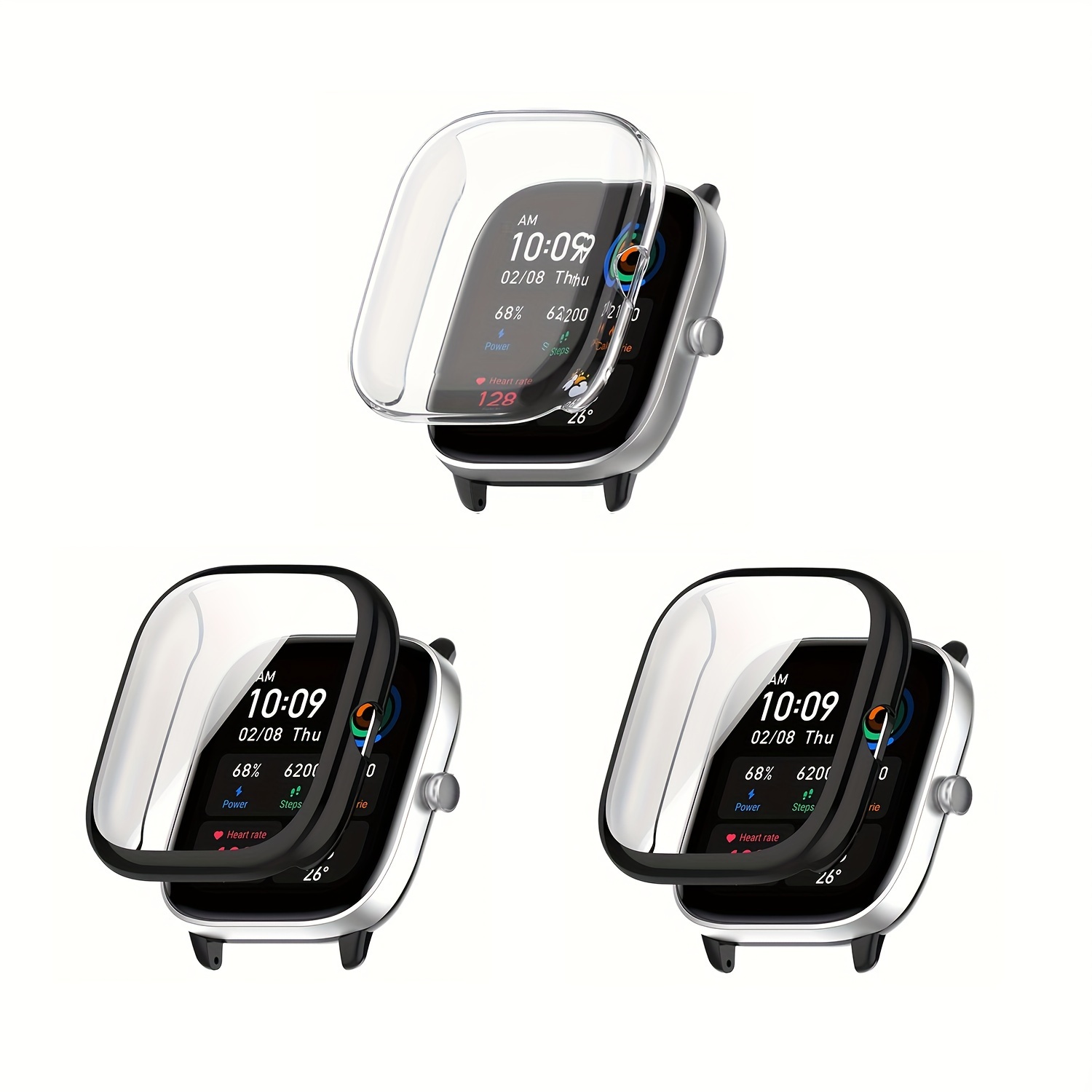 Screen Protector for Amazfit GTS 4 Mini, [3 Pack] HD Clear Soft