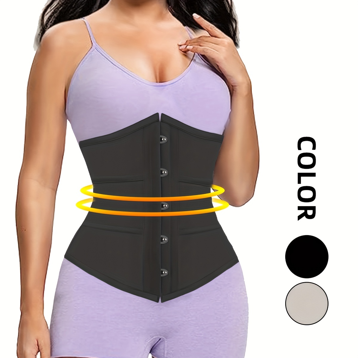 hezkart.com Qatar - 💖Women Waist Trainer Slim Corset Trimmer Belt for 79  QAR ✓Order Now  🚛 FREE SHIPPING 🚛 🔹Colors-  Black and Pink 🔹Available size: S, M, L, XL, and 3XL