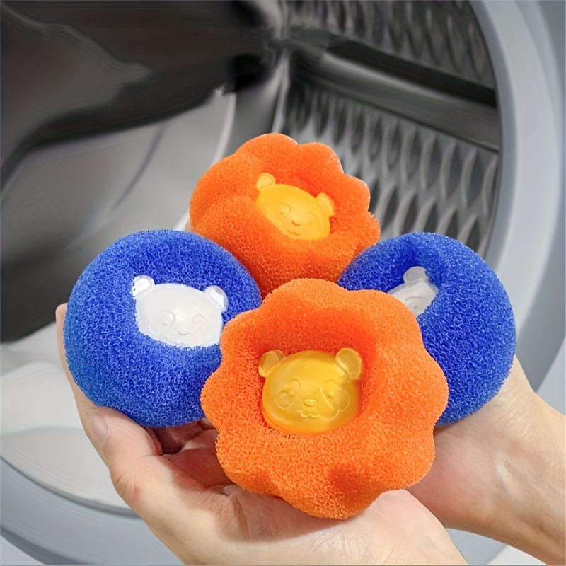 3 Pack Reusable Dryer Balls, Pet Hair Remover for Laundry Reusable Lint  Remover, Washing Machine Hair Catcher, Washing Balls Dryer Balls 