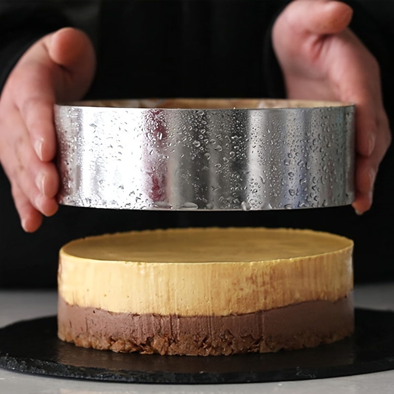 Stainless Steel Round Mousse Ring Cake Mold Temu Canada