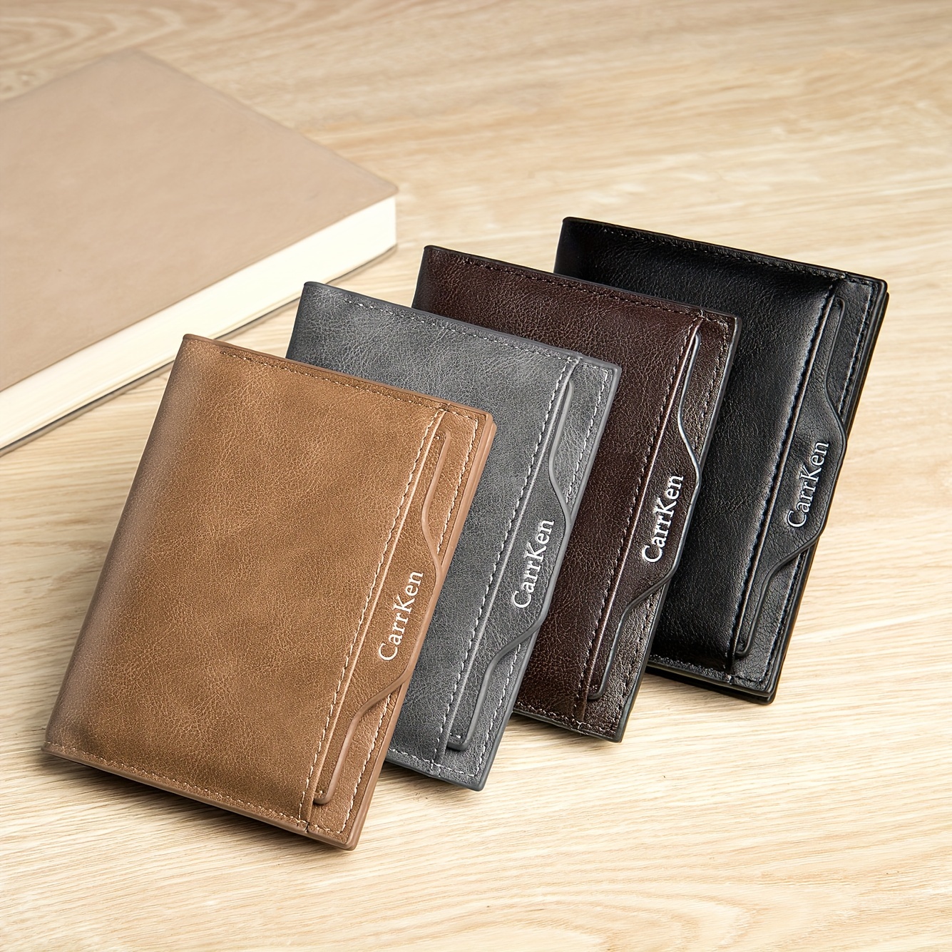 Men's Short Wallet, Multi-card Card Holder, Bifold Wallet Money Clip Coin  Purse, Gift For Men - Temu
