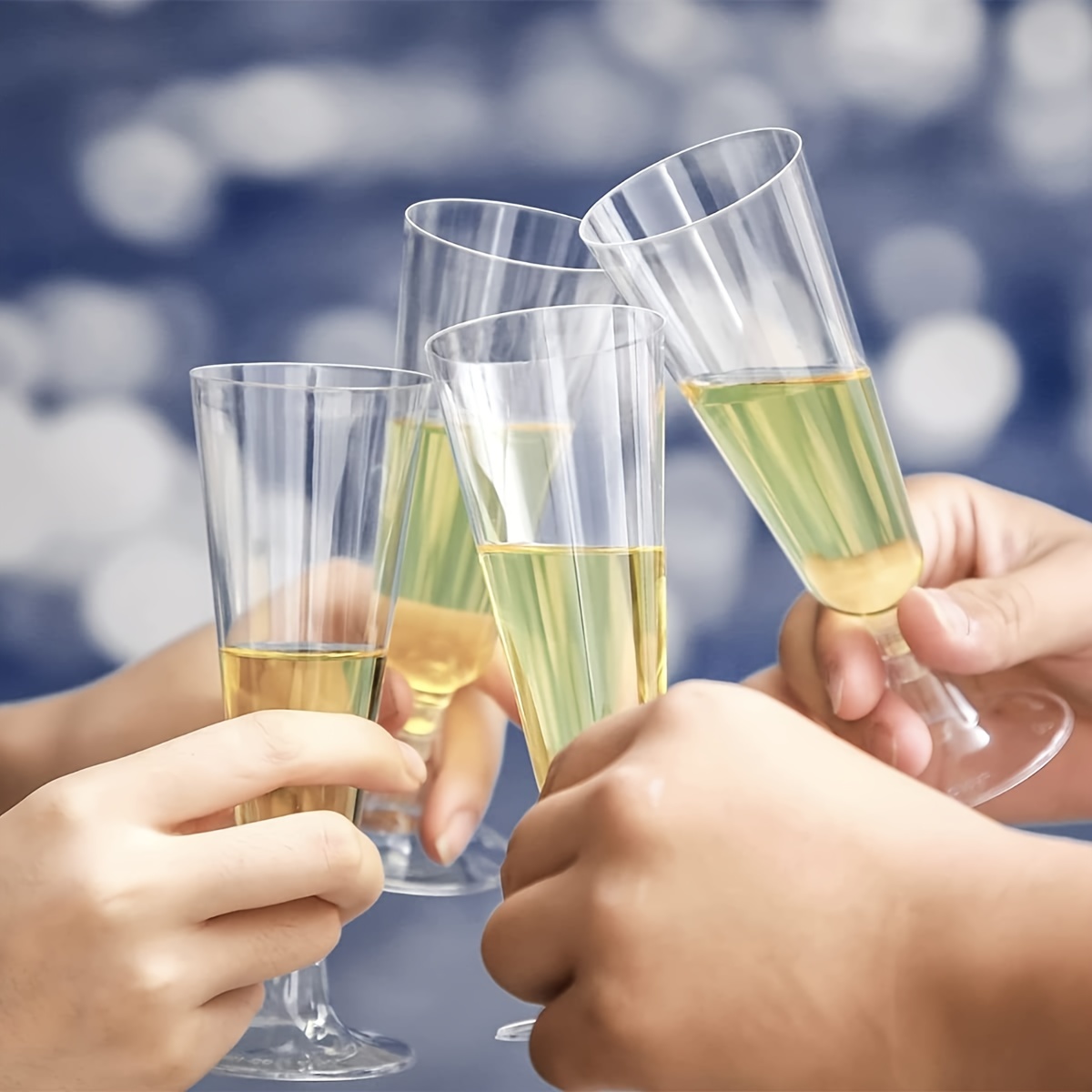 Plastic Cocktail Glasses Party Champagne Cups Disposable - Temu