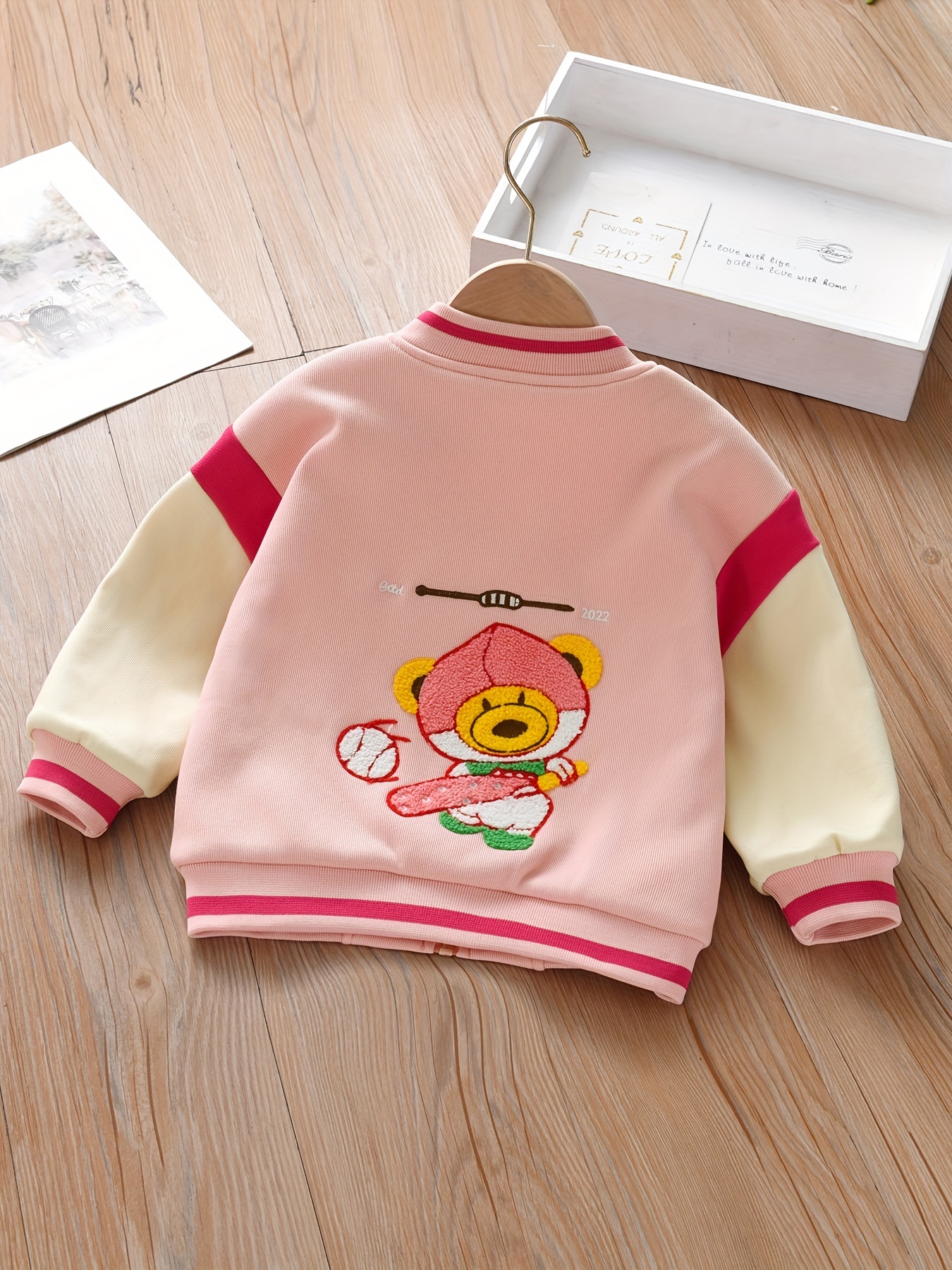 Kawaii Bordado Desenho Animado ocasional Roupa Confortavel