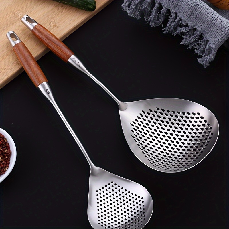 Colander Spoon Pots Skimmer Spoon Stainless Steel - Temu