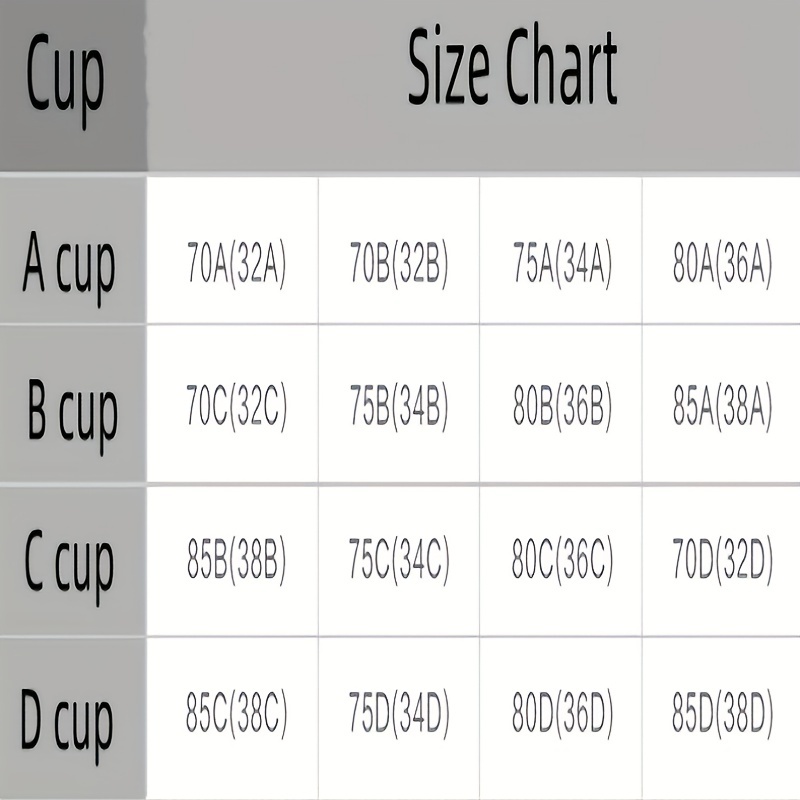 Size 70 B 32 B Cup 