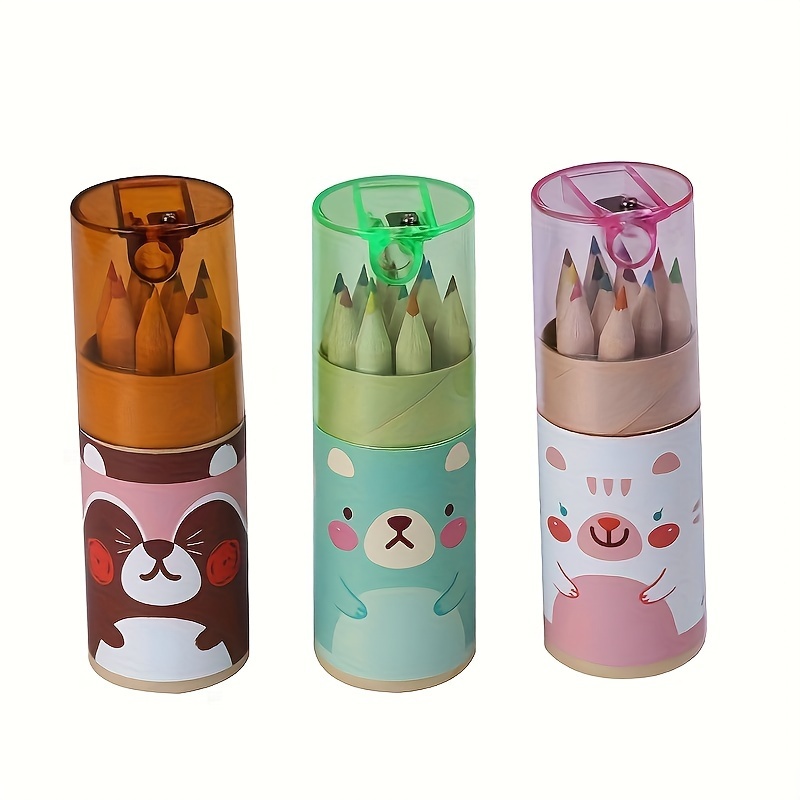Crayons HB Empilables En Forme De Blocs - Lot De 12, Sans Taille Nécessaire - Pour Enfants, école, Loisirs Créatifs