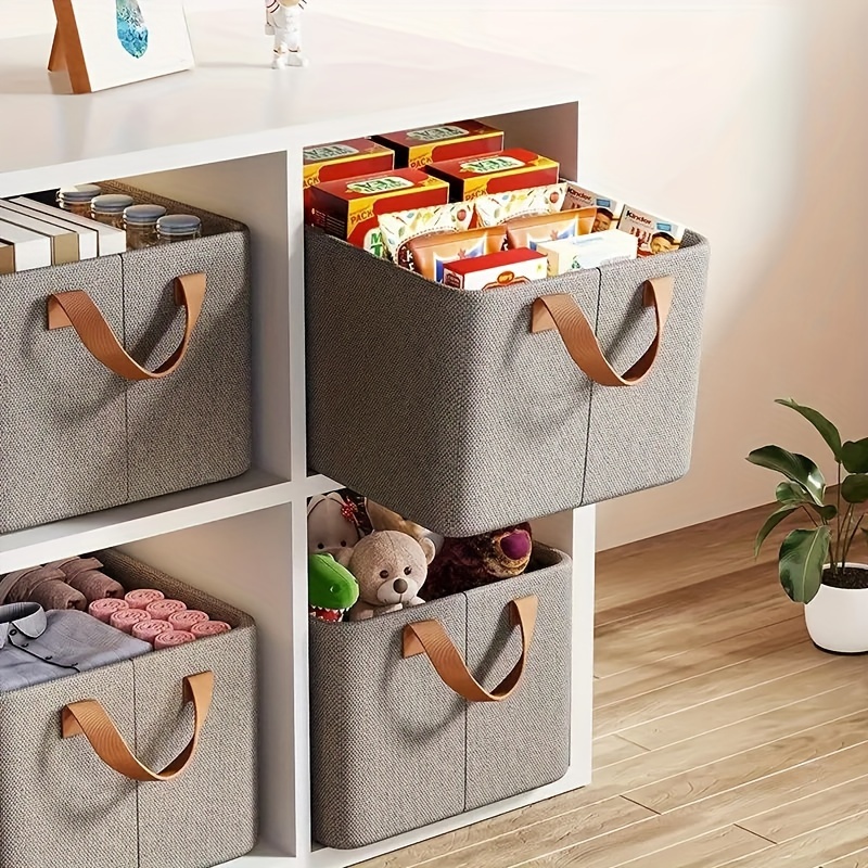 Cube Storage Bins Collapsible Fabric Storage Box Clothes Toy - Temu