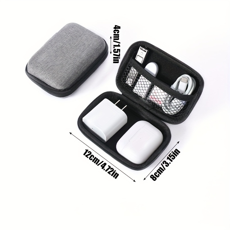 Digital Data Cable Storage Bag, Earphone Charger Packing Bag, Portable Phone Power USB Organizer For Travel