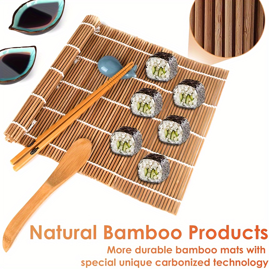 Sushi Maker Set Sushi Roller Kit Rice Mold Rice Paddle Rice - Temu