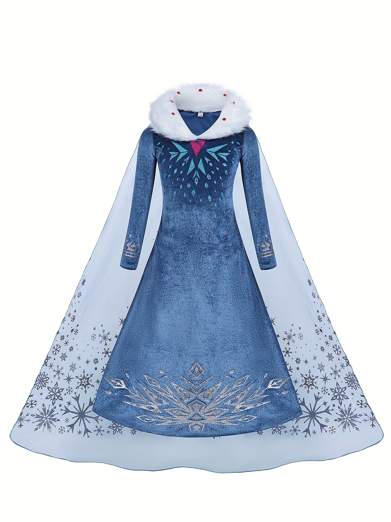 Robe de princesse Elsa de la Reine des Neiges pour filles