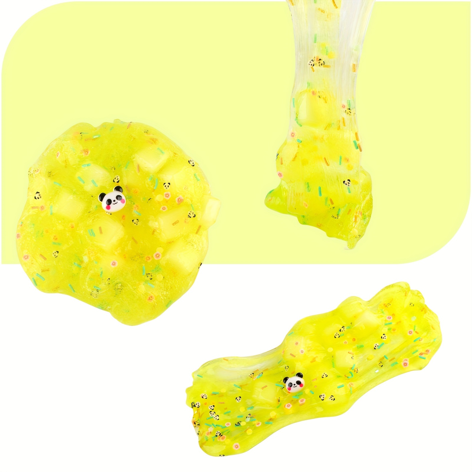 Slime Spongebob Popsicle DIY Clay Slime, Butter Slime, Unique