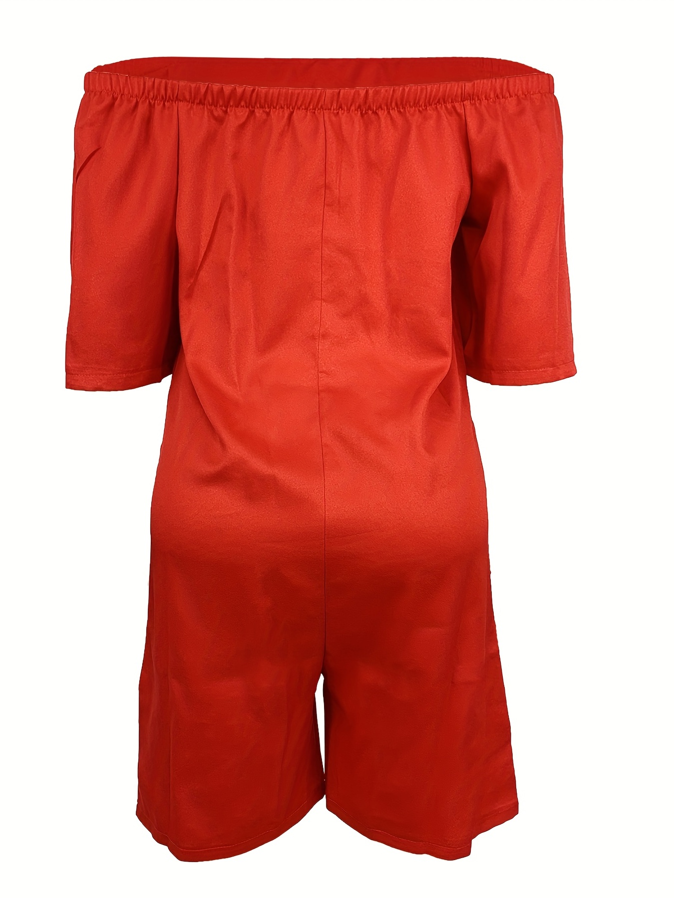 Red Jumpsuit Shorts