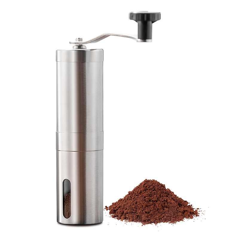 Dropship Manual Coffee Grinder; Ceramic Burr Coffee Bean Grinder; Portable  Hand Mills Fashion Coffee Bean Salt Pepper Spice Stainless Steel Material  Grinder Kitchen Accessories Cooking Tool to Sell Online at a Lower