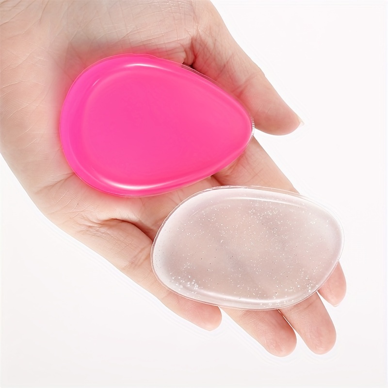 Soft Silicone Gel Lady Face Foundation Makeup Puff Cosmetic Beauty Tools  SiliSponge Powder Blender For Women