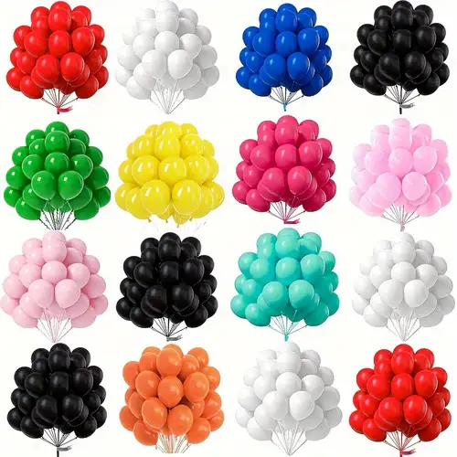 100pcs Ballons Magiques En Latex Colorés Ballons En Forme De