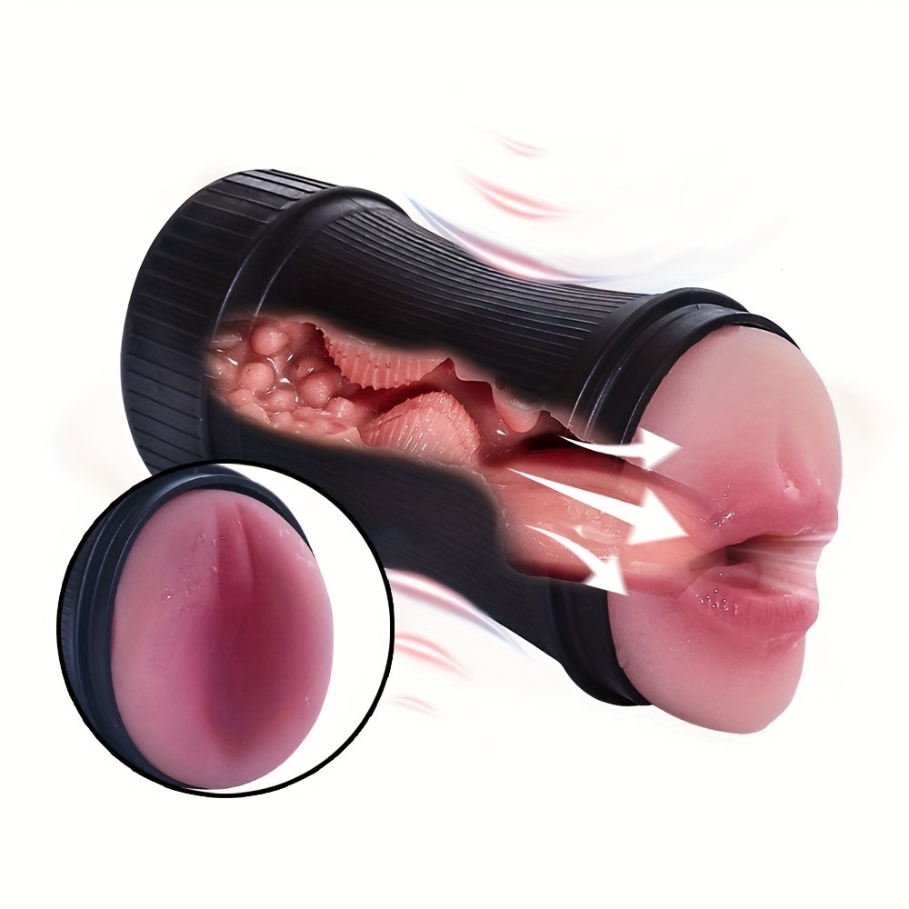 1pc Male Masturbator, Pocket Pussy Masturbators With Realistic Textured  Tight Vaginal For Penis Stimulation Adult Pleasure Sex Toy For Men