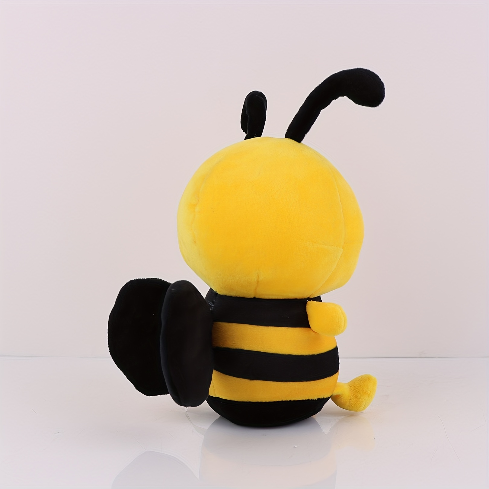 9.05in Cute Bee Plush Toy Cartoon Animal Small Bee Stuffed Animal Dolls  Toys For Kids Birthday Children's Day Gift