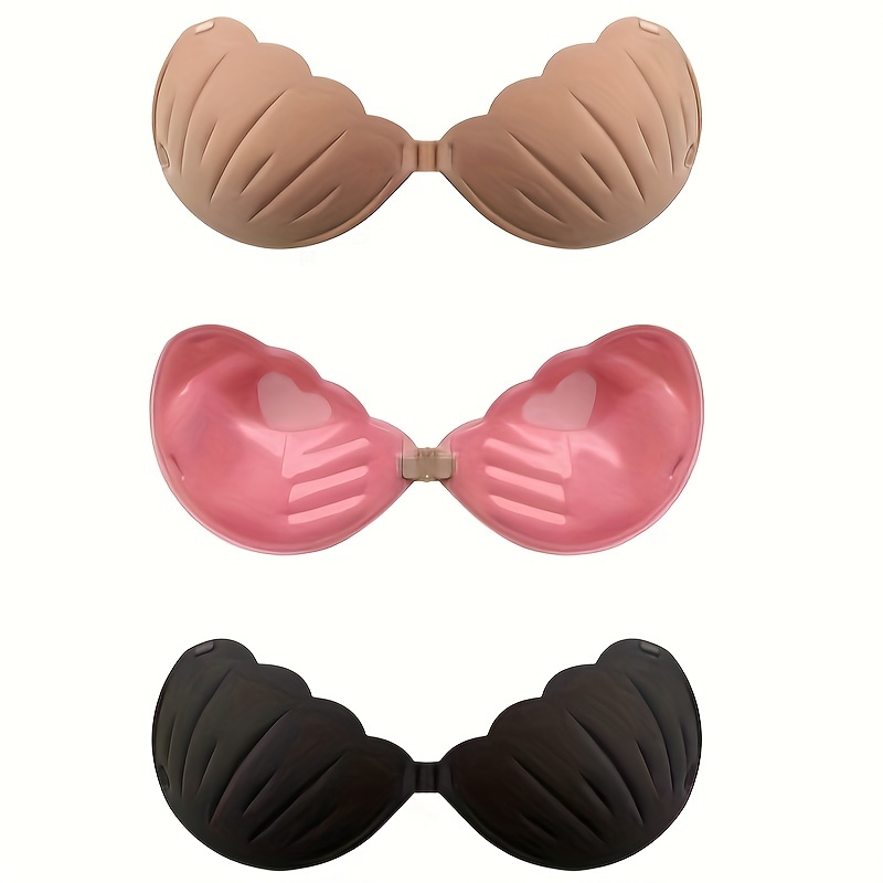 Newest Shell Shape Silicone Push up Bra Invisible Adhesive