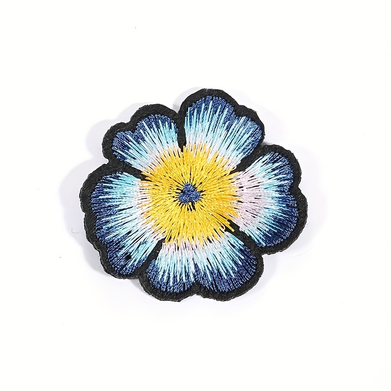 Beautiful Flowers Floral Fashion Patch Sticker Craft Patches - Temu