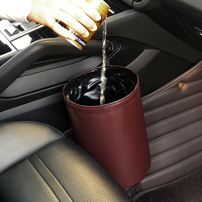 Foldable Car Trash Car Seat Back Trash Car Garbage Storage - Temu