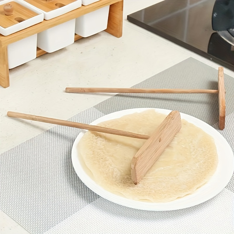 2Pcs Crepe Spreader and Spatula Set Kitchen Gadgets Pancake