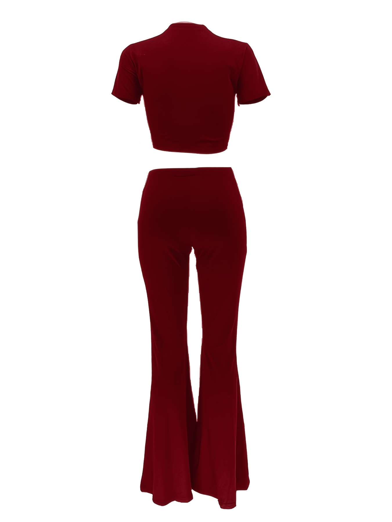 T-shirt and flared trousers set - Women