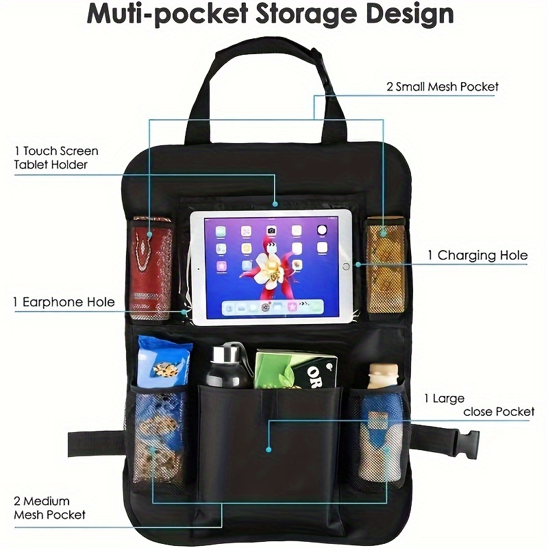 1 Pz. Organizer Schienale Auto Touch Screen Borsa Porta - Temu